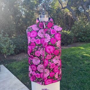 Lilly Pulitzer "Libbi" reversible puffer vest - size XS